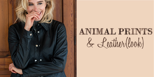 Animal prints & Leather (look)