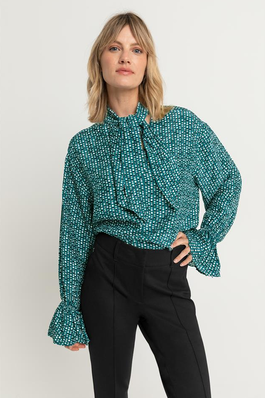 machine Meisje Maand Expresso Blouse 14053