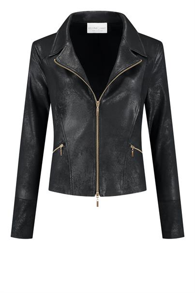 Helena Hart Blazer Zipper Gold Biker