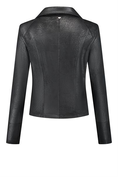 Helena Hart Blazer Zipper Gold Biker
