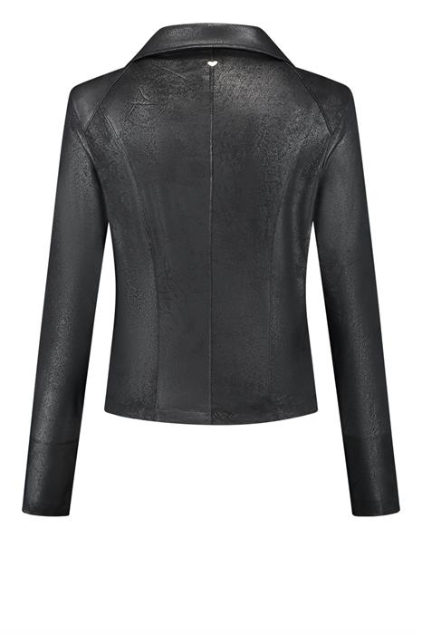 Helena Hart Blazer Zipper Gold Biker