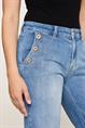 Para Mi Jeans Eve Button