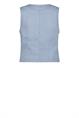 Red Button Gilet Fancy Chambray