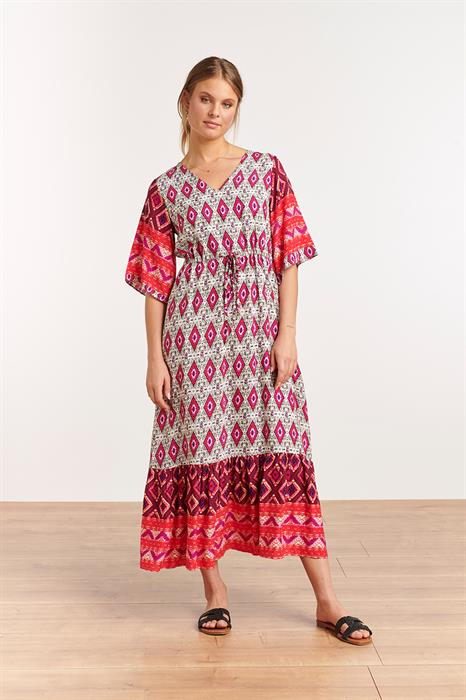 Smashed lemon Maxi jurk 22318