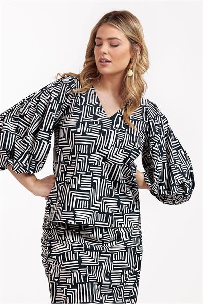 Studio Anneloes Blouse Arlene Graphic