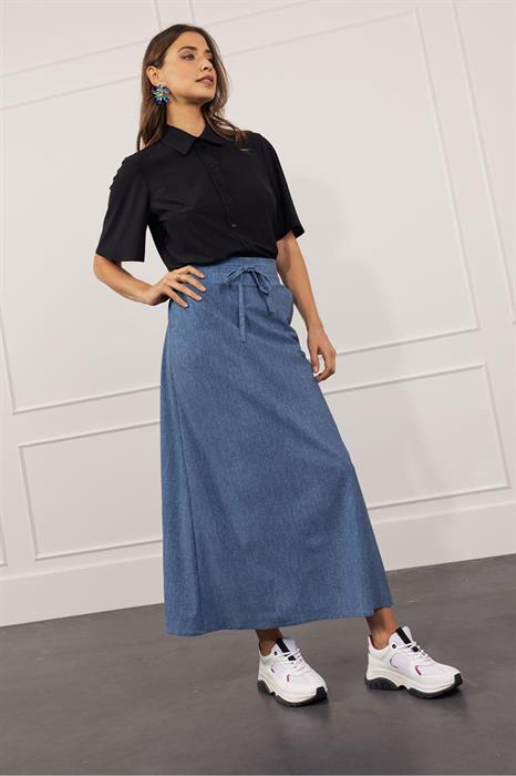 Studio Anneloes Rok Chleo jeans maxi