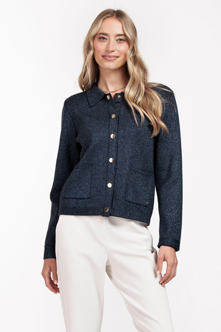 Studio anneloes vest blauw clearance